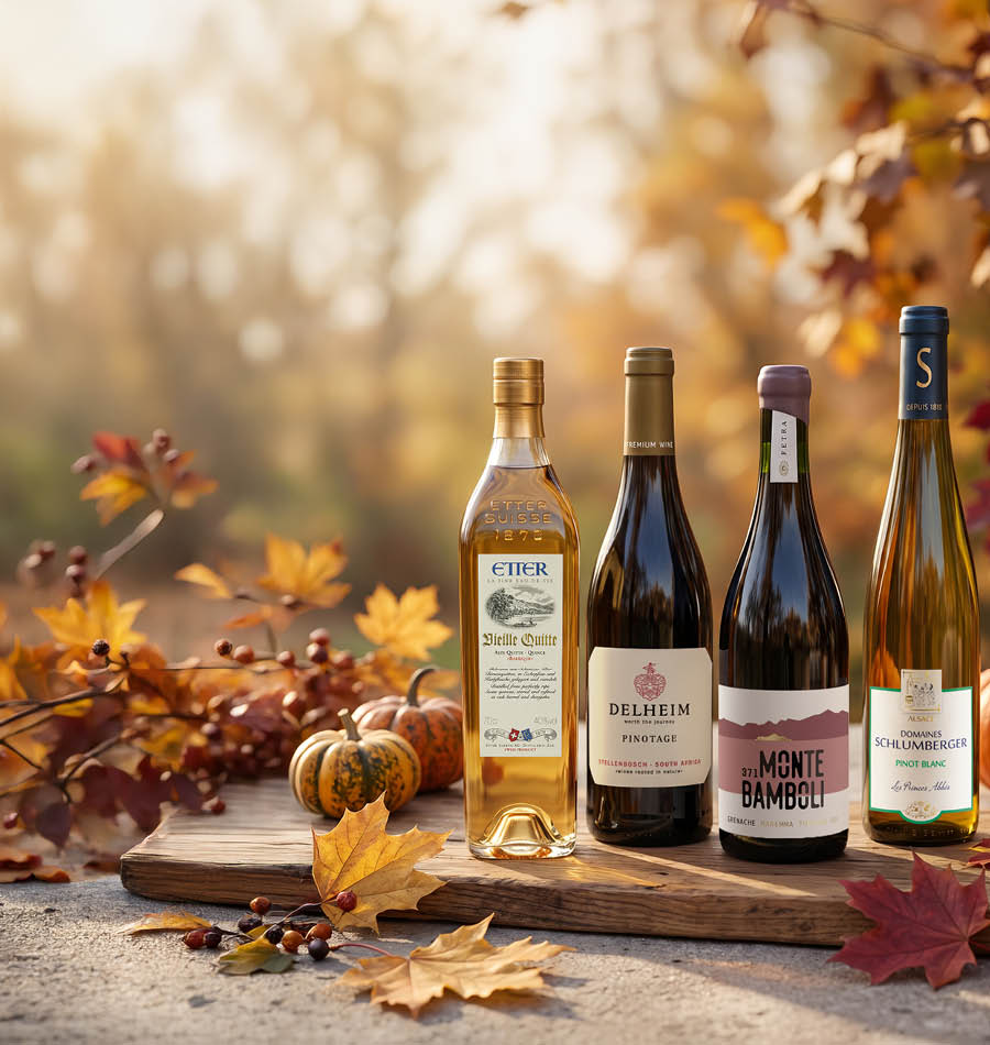 Weinflaschen, Wein-Set, Weißwein, Rotwein, Glasflaschen
