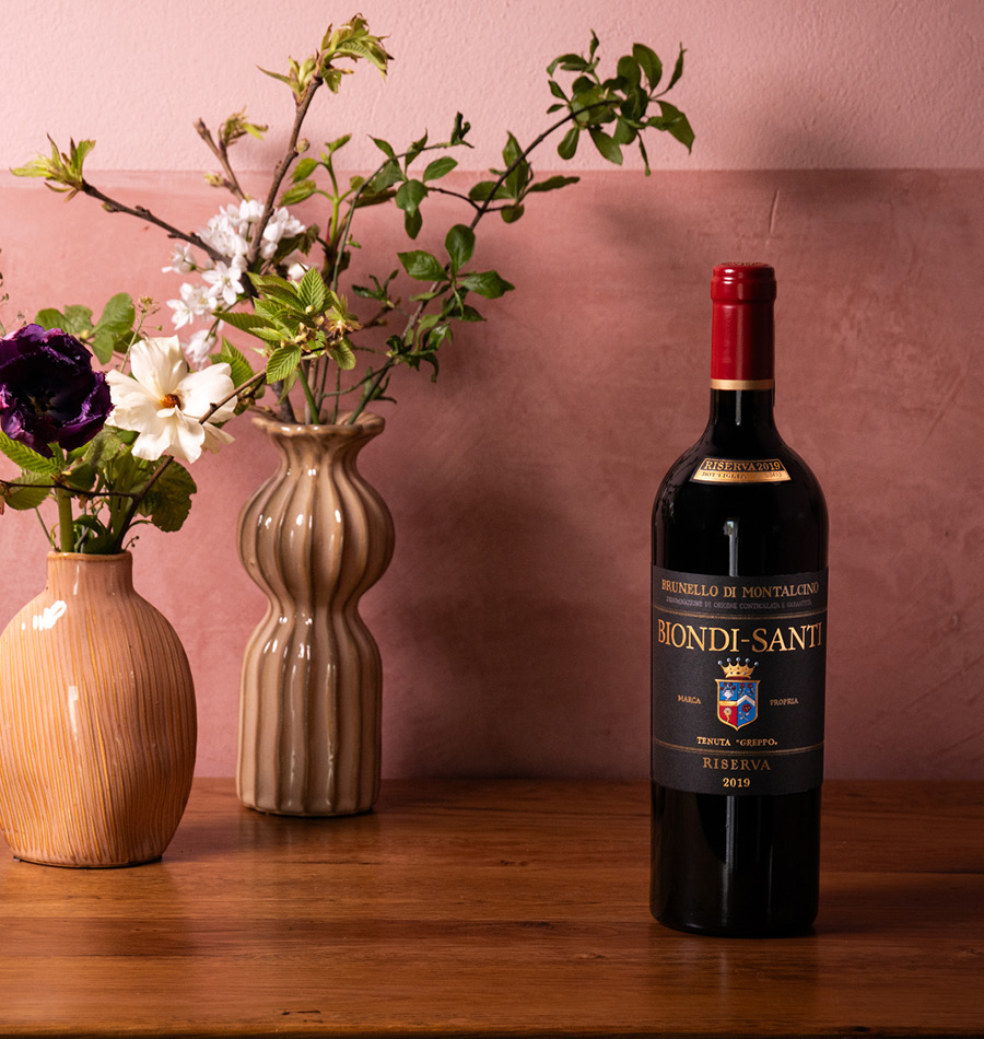 Wein, Rotwein, Flasche, Label, Vase