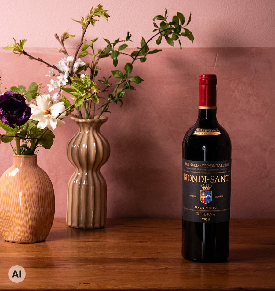 Wein, Rotwein, Flasche, Label, Vase