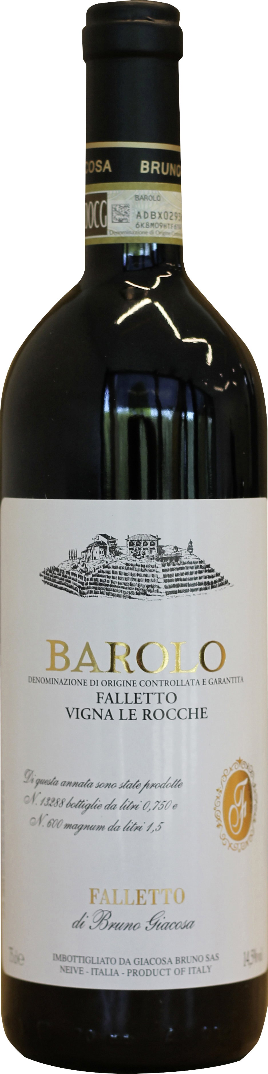 Barolo-Wein, Rotwein, Italienischer Wein, Glasflasche, Nebbiolo