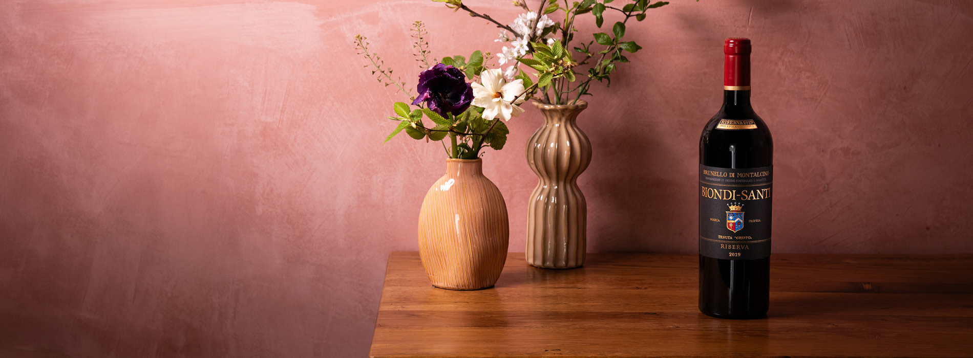 Wein, Rotwein, Flasche, Tischdeko, Vase, Blumen