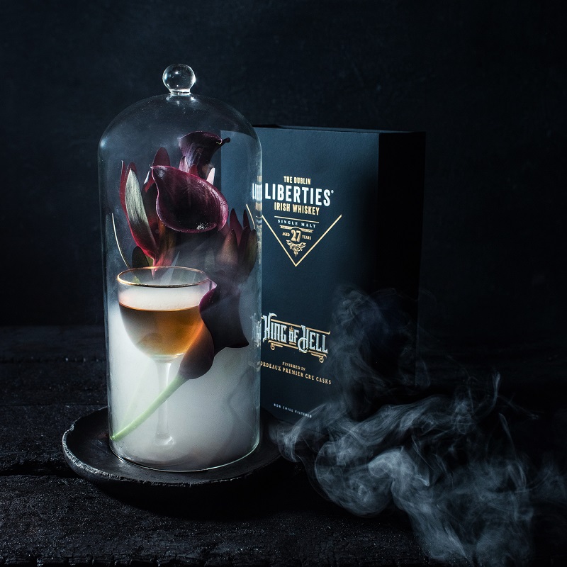 Glasbehälter, Wegwerfglas, Whiskey, Tulpen-Design, Verpackung/Box