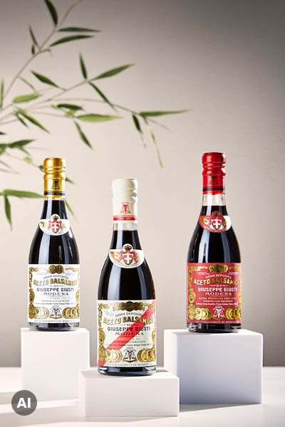 Balsamico, Essig, Dreierpack, Flasche, Glasflasche