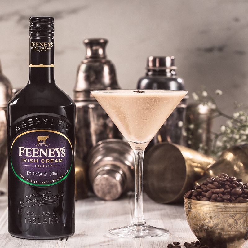 Irish Cream, Liköre, Flasche, Cocktail, Kaffeebohnen