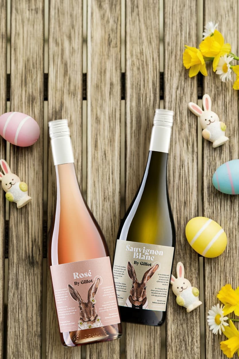 Wein, Rosé, Sauvignon Blanc, Flasche, Ostern