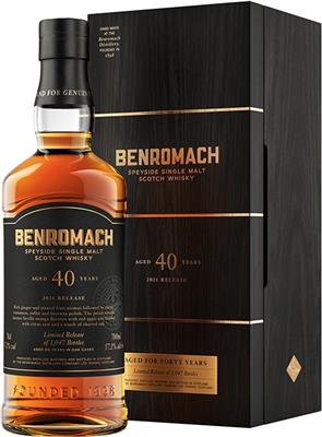Benromach 40yo 57,1%vol 2021 Release